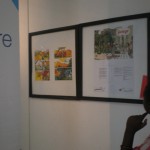 Exposition et atelier Ginkgo avec Marie de Monti, centre culturel français, Togo 2009.