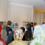 Exposition et atelier Ginkgo avec Mylène Rigaudie, centre culturel français, Nouakchott 2009.